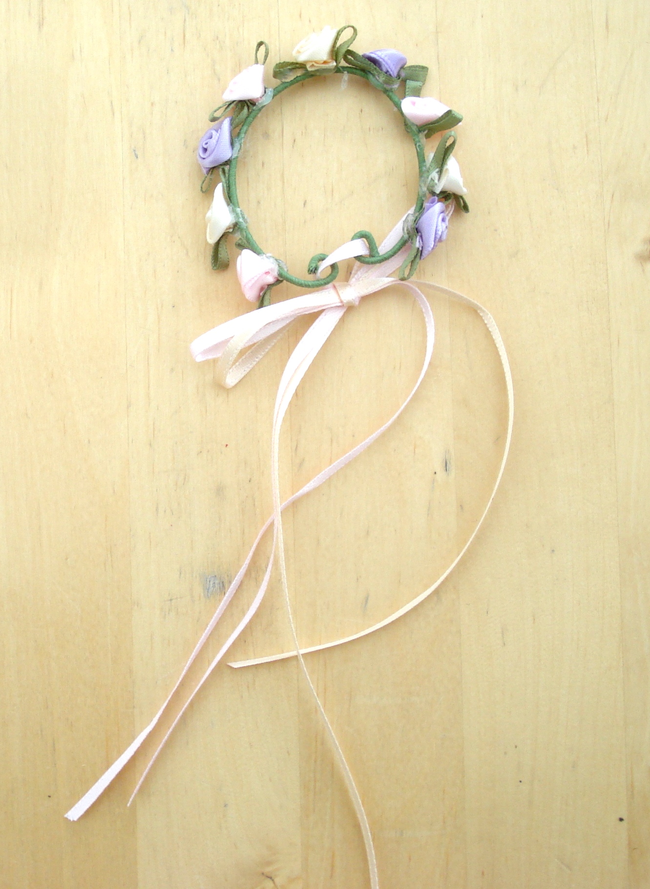 COURONNE DE FLEURS POUR POUPEE ELLOWYNE OU autre poupe 39cm